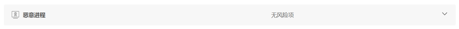 恶意进程检测