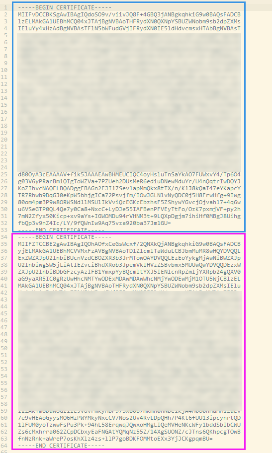 证书文件格式要求