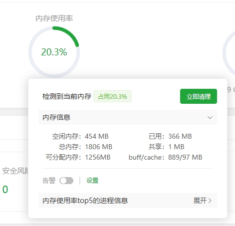 内存使用率
